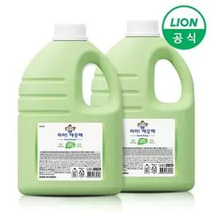 라이온 아이깨끗해 핸드워시 대용량 청포도 2.45L 2개