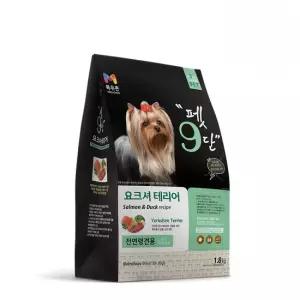 펫클럽 목우촌 펫9단 강아지 반습식 사료 요크셔테리어전용 1.8kg