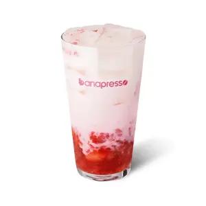 [바나프레소] ICED 딸기라떼