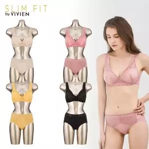 비비안 슬림핏 라이크라 쿨링 노와이어 여성속옷세트 8종