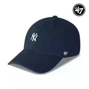 47브랜드 뉴욕 양키스 NY 스몰 로고 MLB 엠엘비 볼캡 야구 모자 네이비 B-BSRNR17GWS-NY