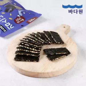 [바다원][임박 특가 기한 ~11/12] 한입만 멸치 김스낵 25g x 10봉 (100개 한정수량