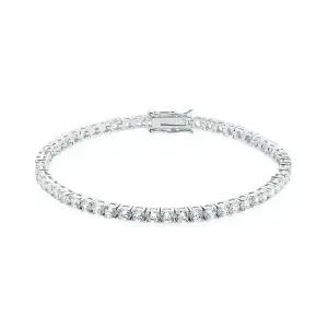 [로이드]동아수성 [기간 한정 50%OFF] 화이트 타임리스 3MM 베이직 테니스 팔찌 (M) LLBB23325T 17cm