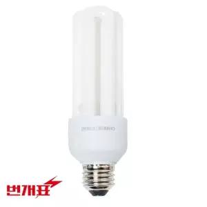 번개표 삼파장 컴팩트전구 20W 전구색 WCE454B
