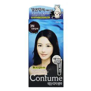 과일나라 컨퓸 먹물 헤어칼라 3N 진한갈색 x10개