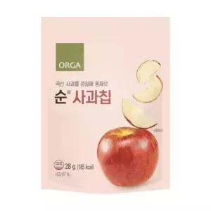 올가 순사과칩 유치원 건강간식 28g