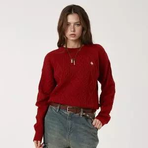 [후아유](김해점)Steve Aran Cable Sweater(F) WHKAF4T12F