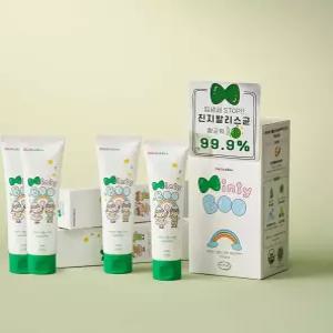 미미엔부 민티부 1450ppm 고불소어린이치약 100g 민트향4개입