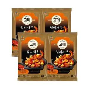 [신세계라이브쇼핑]CJ 고메 중화 바삭탱글한 칠리새우 300g x4개