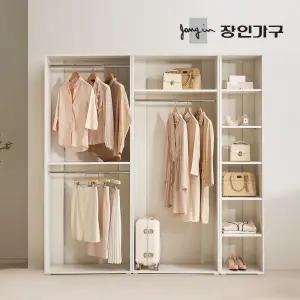 (무료배송) 올리세 E0 드레스룸 시스템 옷장 세트 2000 B (800 2단행거+긴옷행거