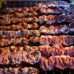 10인분 대용량! 100% 국내산 염통꼬치 800G + 꼬치소스 330G / 1세트