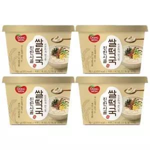 동원 컵떡국 진한사골 쌀떡국 151g x 4개