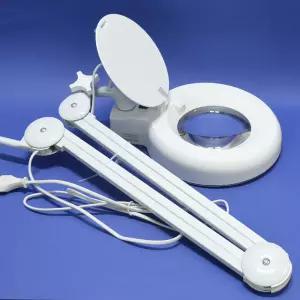 블루텍 조명확대경 클립형 BD-F5 5배율 4003005 렌즈경 127mm 클램프형