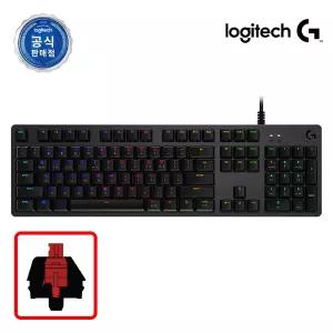 로지텍코리아 공식 G512 GX RED 유선 게이밍 키보드 (적축)