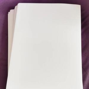무광택 일반 흰색 A4 PP 합성 종이 라벨 잉크젯 프린터 DIY 인쇄용 방수 빈 스티커 100% 재활용