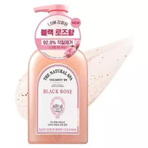 벨먼 스파 수분광채 약산성 스크럽 바디워시 블랙로즈향 600g 1개