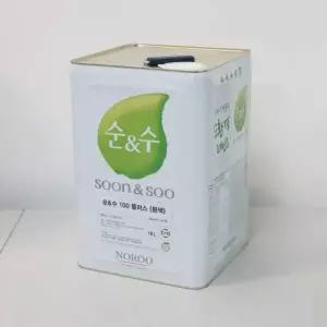 노루페인트 순수100플러스 18L 무광백색 수성내부용페인트
