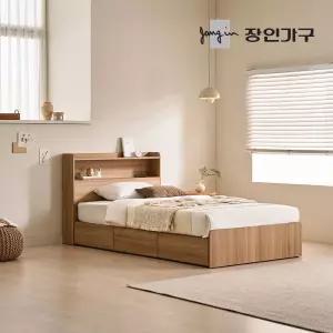 (무료배송) 토리노 수납헤드 서랍침대 SS+라텍폼스7존독립스프링