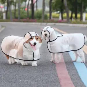 애견비옷 투명방수우비 레인코트 판초 XL 2XL 3XL