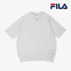 휠라골프 여성 옵티마 쿨 반팔 니트 _FG2STD2900FCRM