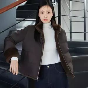 셀렙샵에디션 [최초가 119 000]FAUX밍크 리버시블 구스다운