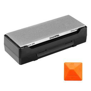 SHARPAL 162N 양면 다이아몬드 샤프닝 스톤 숫돌 나이프 샤프너 거친 325 / 엑스트라 파인 1200 그릿 논슬립 베이스 및 앵글 가이드가 포함된 보관 케이스 8인치 X 3인치