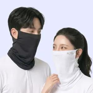 필테스 UV 자외선 차단 쿨 스포츠 마스크 냉감 안면 얼굴햇빛가리개 골프 러닝 등산 자전거 마스크