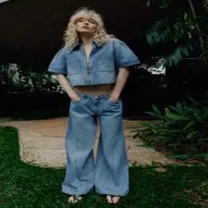 [국내 발송] 자라 JEANS Z1975 WIDE LEG 하이웨이스트 - 미디움 블루 3593/029/427 307519