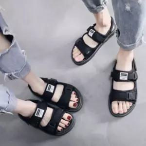 커플샌들 바캉스 여름샌들 찍찍이