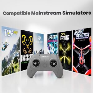 호환 STARTRC S8 V3 FPV 드론 시뮬레이터 리모컨 핸들 4가지 DJI Liftoff SkyDive RC 비행 훈련 컨트롤러