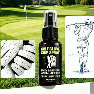 골프 퍼터 그립2pcGolf 그립 스프레이 30ml 장비 트랙션 강화제 골키퍼 장갑 실내 야외 게임 훈련 연습 경