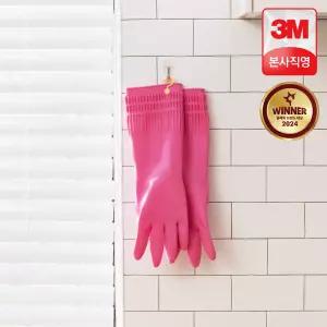 3M 스카치브라이트 황토숯 고리형 고무장갑 S(소형), 1개