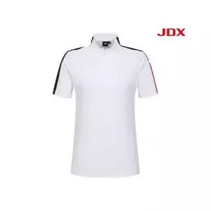 JDX 여성 잔골지 소매 배색 반집업X1TSV6509WH 1226346
