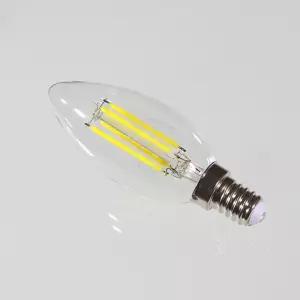 소형 칼라 촛대전구 옐로우 4W (1+1+1) led