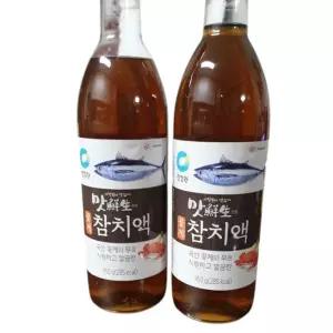 청정원 맛선생 꽃게 참치액 950g x 2개