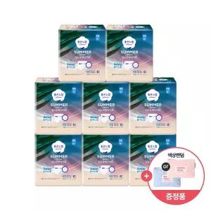 [시즌한정][1박스딜] 좋은느낌 썸머 입는 오버나이트 8매 X 8팩 / 입는 생리대, 쿨한느낌