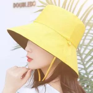 자외선차단 버킷햇 챙넓은 벙거지모자 양면사용 턱끈 휴대용 여름