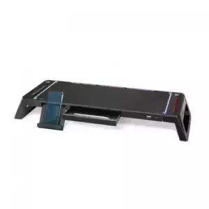 브리츠 BA-AMK10 노트북 스탠드 거치대 RGB 모니터 받침대 USB