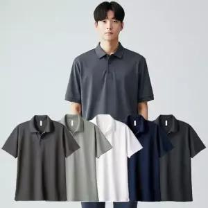 [테너티] 드라이 폴로 셔츠 빅사이즈 쿨론 카라 냉감 기능성 무지 남녀공용 반팔티셔츠 TST302)