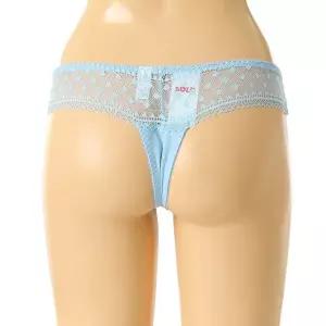 [비너스]홍대 솔브 26년 S/S봄광고 스프링 브리즈 T팬티 블루 [STD601T]