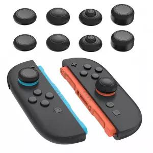 닌텐도 스위치 2용 플레이바이탈 8-in-1 프로 엄지 그립 FPS/RPG용 4개 높이(5-10mm) 조이스틱 캡 조이콘