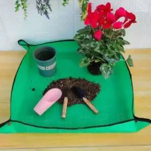 화분 분갈이 매트 66x66cm 방수 원예용 홈가드닝 김장 모래놀이 m50549 화단가꾸기 화분갈이