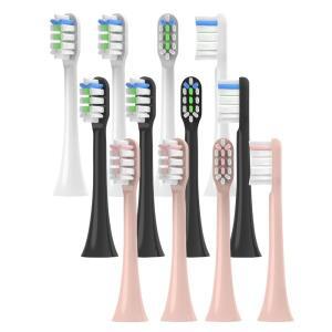 SOOCAS V1/X1/X3/X5/X3U/X3PRO/v1/v2 소닉 전동 칫솔 헤드 소프트 듀폰 강모용 교체용 브러시 4개/팩
