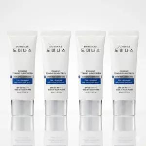 도미나스 피그먼트 토닝 선스크린 40ml(SPF50+) 4개