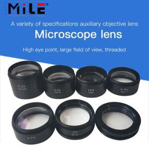 3안 스테레오 현미경 보조 대물 렌즈 바로우 48mm WD120 0.3X 1X