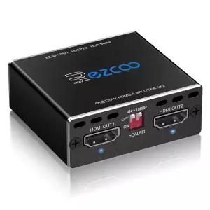HDMI 2.1 스플리터 4K 120Hz 8K 1 in2 아웃 VRR ALLM HDCP2.3 HDR10 8KUHD 돌비 비전 애트모스 스케일러