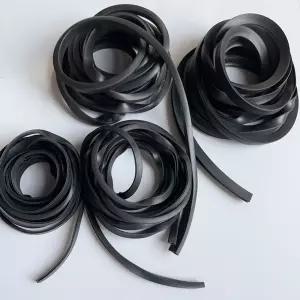 CNS 고무 15mmx15mm블랙 U형 마감 고무패킹 50m