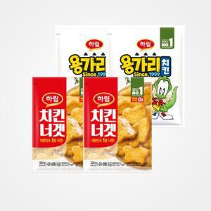 [하림] 용가리치킨 300g + 치킨너겟 300g, 2개
