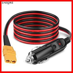 1.5m/5피트 12AWG 자동차 시가 라이터에서 XT90 충전 케이블로 연결, 광 발전기 휴대용 전원 스테이션 패널