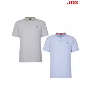 JDX 남성 잔스트라이프 헨리넥 반팔 티셔츠X2TSV25512종 택1 427667